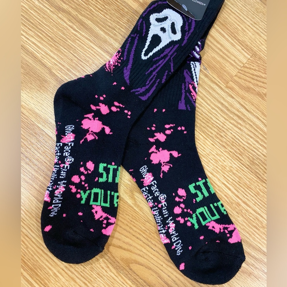 Stab your It! 👻 🔪 Gorpore GHOST FACE socks unisex - Picture 7 of 7